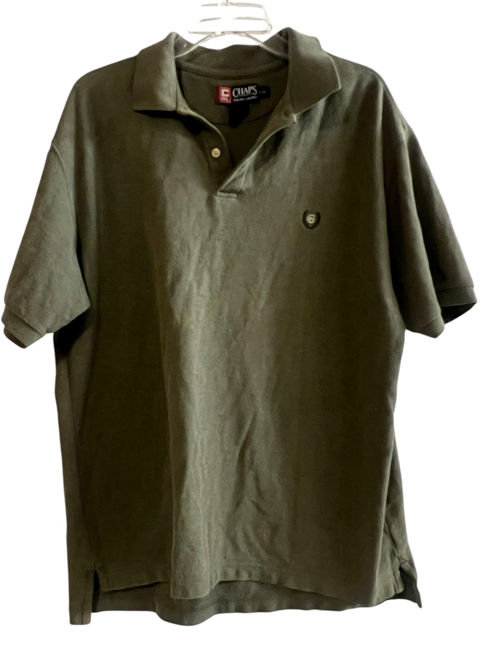 Chaps Ralph Lauren Polo Shirt Olive Green Large